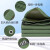 艾科堡 加厚防雨帆布篷布货车用防晒雨布军绿色户外PVC遮雨布650克每平米 10米宽20米长