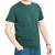 吉普（JEEP）短袖T恤男圆领纯色青年男士商务休闲男装上衣打底衫夏季新品 CJ4029墨绿色 XXL码