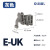 OLKWL（瓦力）C45导轨固定件UK塑料端子35毫米开关导轨卡扣接线端子终端堵头 E/UK