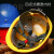 HKNA安全帽工地施工建筑工程盔式领导电工玻璃钢防砸夏季透气头盔定制 玻璃钢红色（常规）