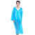 厚创 加厚雨衣PEVA超防水旅行雨衣优质一次性雨衣纯色便携随身防水雨衣 绿色