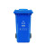 LS-ls22 垃圾桶分类新国标带盖大号物业单位环卫垃圾箱户外个起 240L-可回收物（LS-ls24）	蓝色