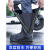 初构想（CHUGOUXIANG）日本进口雨鞋男女防水防滑雨天雨鞋套加厚耐磨底硅胶 中筒-透明白 L40-42码