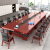 奈高油漆贴木皮大型会议桌长条桌现代简约会议室接待洽谈桌4米