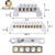 桥型接线排 5位10位零线排接地铜排5孔10孔并线器配电箱6*9端子排 10位(锌合金)