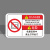本安 机械设备安全警示贴机器运转禁止打开门标识牌8X5cmPVC标签设备标示贴可定制 BJX69-1