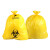 金诗洛 K5607 (50只)生物危害垃圾处理袋 耐高温防刺穿医疗废弃物垃圾袋 黄色61*81