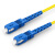 讯浦 单模单芯光纤跳线 尾纤 跳纤（SC-SC，9/125）Φ3.0光纤线 1.5米
