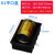 定制加厚零件盒塑料胶周转箱电子元件盒黑色托盘方盘手机物料盒 黑色01(150*100*55mm)