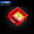 物料盒零件盒斜口箱仓库收纳塑料工具分类样品盒螺丝配件料盒 Q1#18018080红色四色可选