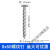 螺纹钉不锈钢M8圆头压爆螺丝钉水泥钢钉麻花钉螺旋钉压爆钉防盗网 8*60【镀锌铁】 100根螺纹钉