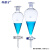 科睿才梨形分液漏斗 滴液漏斗聚四氟乙烯具标口活塞 玻璃活塞2000ml 梨形分液漏斗 62237 