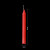 鸣固 应急蜡烛 直杆加粗经典圆柱形停电应急照明蜡烛 10支装 红色 2*20cm