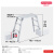 日本长谷川 折叠伸缩工作台 便携移动工程家用梯 铝合金平台梯子手提搬运马凳 DRS DRS-0780c（高58-80cm）