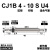 气动小型单动微型针型气缸CJ1B4-5/10/15/20-SU4迷你型笔形气缸 CJ1B410SU4