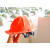 扬笙福金童 铝合金安全帽 高强度头盔 工地施工工程防护帽 万科 铝制盔 红