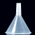冰禹 BYA-145 塑料透明小漏斗 实验室三角漏斗 耐高温锥形漏斗 50mm（10个）