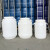 加厚35升塑料桶50公斤级发酵桶60kg圆形大白桶密封酒水包装桶 25升白色正方桶