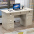 电脑桌台式办公室职员桌带抽屉锁书桌写字台简约现代办公桌 122办公桌1.2米(雪松色)