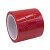 高粘红色硅胶带 背面离型红色接驳绝缘胶带 深红色PET高温硅胶带 10mm*33m