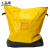 工品库（GONGPINKU）拉链中转袋(黑色20*90*100cm 1个）快递物流打包袋 PE防水耐磨编织袋 集包袋 