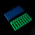 离心管双面板24 32 60 80 96孔离心管架0.5ml/1.5ml/2ml PCR管架双面板 5ml40孔双面板