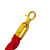 南 HCLG-S 自锁栏杆绳 S型红色 钛金扣 栏杆座专用挂绳1.5米 带锁栏杆绳