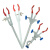 科齐 两爪夹双调节大号实验室固定夹万用夹冷凝管夹顶丝变向铜铁不锈钢烧瓶夹温度计夹链夹
