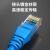 广昌兴（G.C.X）超五类网线成品跳线CAT5 1米 蓝色 无氧铜芯 高速网络宽带数据线主机连接百兆路由器交换机线
