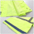 海斯迪克 分体式反光雨衣雨裤300D套装防汛环卫交通警示外卖骑行雨衣 荧光绿 3XL 