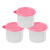 特百惠（Tupperware）干货收纳圆罐600ml 迷你保鲜盒零食储藏盒水果坚果盒2个装随机色