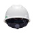 梅思安/MSA V-Gard ABS标准型无透气孔V型安全帽 附下颚带 超爱戴帽衬施工建筑V型安全帽 白色 1顶 可定制