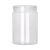 级密封罐pet塑料瓶子带铝银盖加厚圆形透明广口商用包装桶 玫红色 10*6.5 33g银450