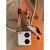 OQBpocket2手机壳丝巾适用华为p60pockets新款p50机折叠屏保护套 高雅丝巾手烤漆手机壳 华为 P50 Pocket S