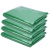 金诗洛 彩色商用大号垃圾袋 加厚塑料平口袋 分类袋 90*110cm绿色（50个）JM-0002