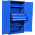 墨申重型工具柜双开门五金工具柜车间挂钩柜加厚铁皮储物柜零件定 内四层板(蓝白)