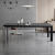 赛乐透拉米娜岩板餐桌现代简约家用长方形定制岛台一体尺寸铝合金桌 200*90[岩板定制]