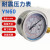 YN60耐震压力表径向0-1.6MPa抗震液压水压气压真空表负压表指针式 0-16MPA