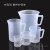 级塑料量杯250 500 2L 5L烘焙奶茶加厚PP刻度烧杯 1000ml