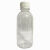 50/100毫升/200/500ml塑料瓶透明液体样品分装取样瓶带刻度小瓶子 100毫升棕色小口刻度瓶*50个