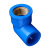 联塑（LESSO）铜内丝弯头(PVC-U给水配件)蓝色 dn20XRC1/2＂