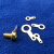定制适用单头焊片铜端子线耳铜接线片M3铜鼻子垫圈镀银3.2(1000粒)