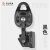 省力提拉上升器自锁滑轮组拉力提升降器空调重物吊装起重神器 黑色滑轮+钢锁+10.5mm绳20米