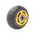 坤茂（KUNMAO）KM-6016橡胶轮手推车平板车轮子重型单轮子8寸（单位：个）