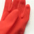 韩国明岩橡胶手套耐用型洗碗乳胶手套手套工业保洁清洁胶皮手套 红色1双装 M