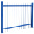 得豫工品 锌钢栅栏铁艺防护围栏 1.2米高2根横梁一米