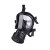 MF14型防毒面具自吸过滤式全面具呼吸器全脸面罩毒气喷漆 面罩+民品罐(p-b-2)