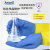 安思尔Ansell 87-224 天然橡胶表浸涂层耐酸碱防化 12付/打 蓝黄（S)