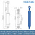 双向液压油缸5T吨小微型手电动一体泵站伸缩63缸径液压缸大全 缸径63外径73杆径35行程1500