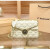 MK香港MK女包菱格链条包女夏季感小方包牛皮单肩斜挎包2024新款 米白色 专柜礼盒包装